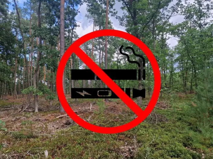 Waldbrandgefahr-Rauchenverboten-Golf Sustainable